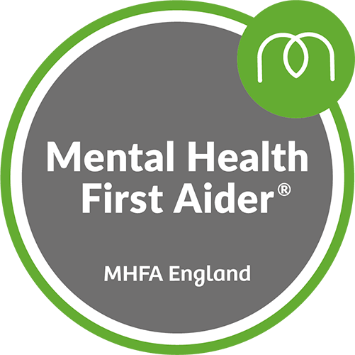mental health first aider badge